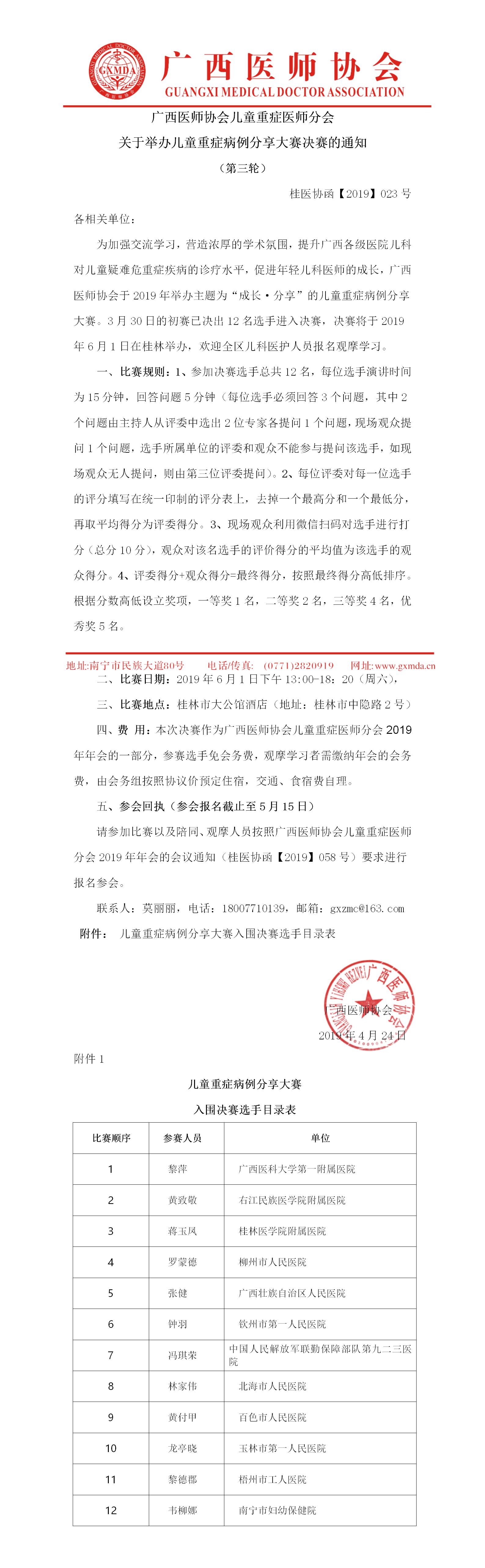 【2019】023号 广西医师协会儿童重症医师分会关于举办儿童疑难重症病例分享大赛决赛的通知（第三轮）.jpg
