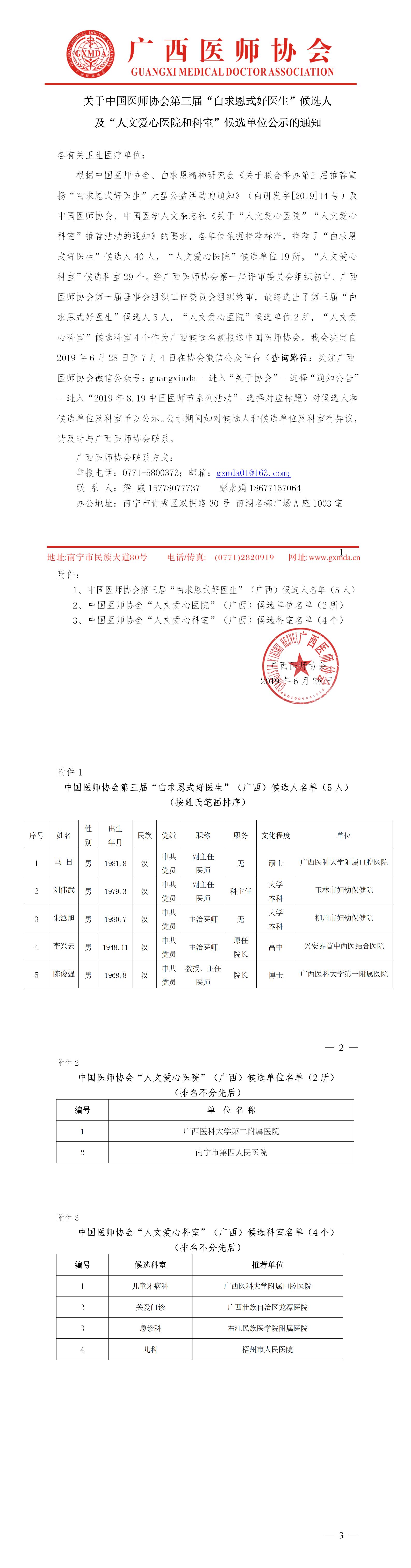 7 关于中国医师协会第三届“白求恩式好医生”候选人及“人文爱心医院和科室”候选单位公示的通知.jpg